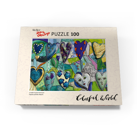 Facets of the Heart 100 Jigsaw Puzzle box view3
