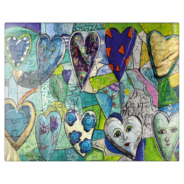 puzzleplate Facets of the Heart 100 Jigsaw Puzzle