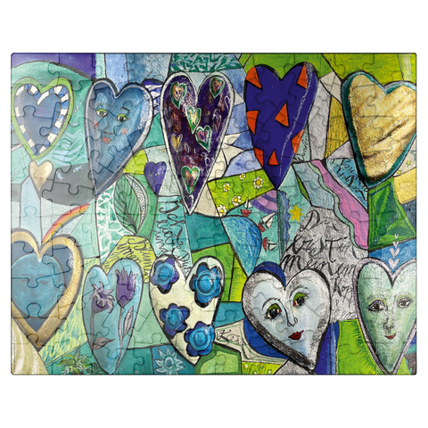 puzzleplate Facets of the Heart 100 Jigsaw Puzzle