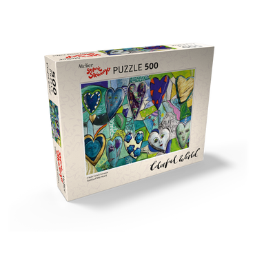 Facets of the Heart 500 Jigsaw Puzzle box view2