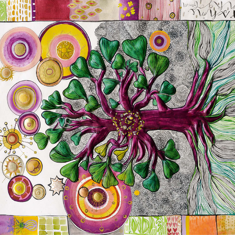 The Fair Gingko Tree 100 Jigsaw Puzzle 3D Modell