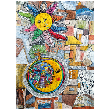 puzzleplate Of Near and Far 500 Jigsaw Puzzle