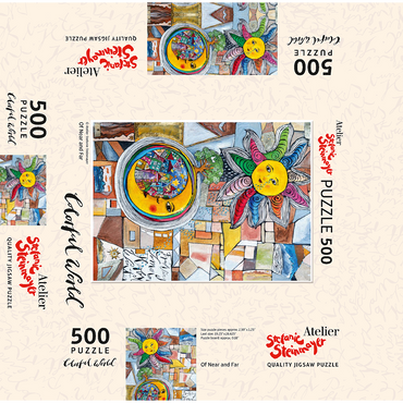 Of Near and Far 500 Jigsaw Puzzle box 3D Modell