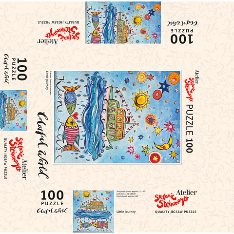 Little Journey 100 Jigsaw Puzzle box 3D Modell