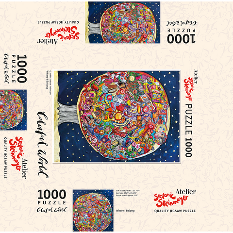 Where I Belong 1000 Jigsaw Puzzle box 3D Modell