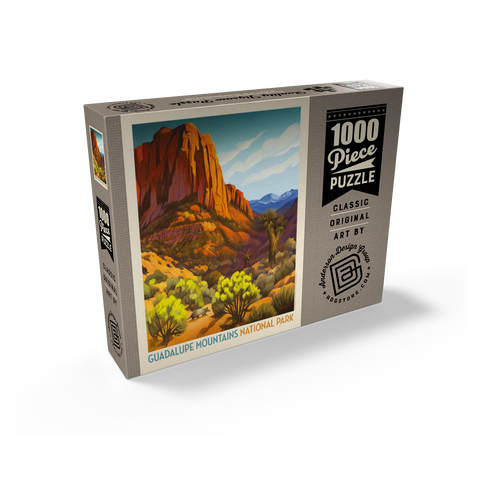 Guadalupe Mountains National Park: Armadillo Crossing 1000 Jigsaw Puzzle box view2