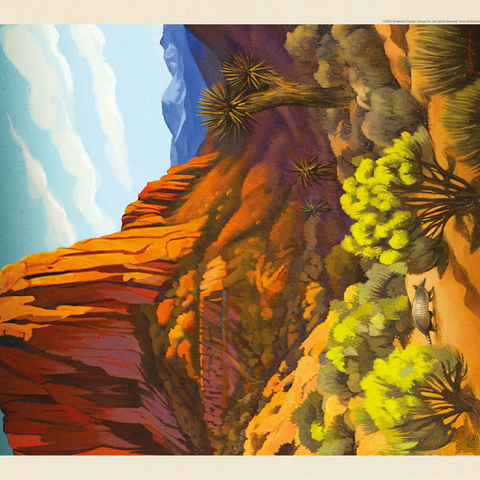 Guadalupe Mountains National Park: Armadillo Crossing 100 Jigsaw Puzzle 3D Modell