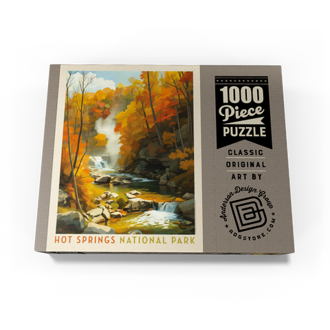 Hot Springs National Park: Autumn Steam 1000 Jigsaw Puzzle box view3