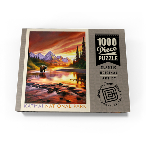 Katmai National Park: Evening Glow 1000 Jigsaw Puzzle box view3