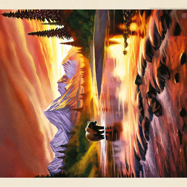 Katmai National Park: Evening Glow 100 Jigsaw Puzzle 3D Modell