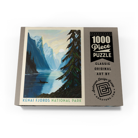 Kenai Fjords National Park: Orca 1000 Jigsaw Puzzle box view3