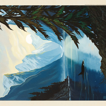 Kenai Fjords National Park: Orca 100 Jigsaw Puzzle 3D Modell