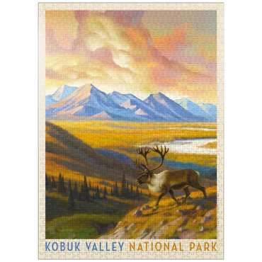 puzzleplate Kobuk Valley National Park: Caribou Country 1000 Jigsaw Puzzle