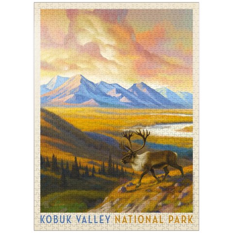 puzzleplate Kobuk Valley National Park: Caribou Country 1000 Jigsaw Puzzle
