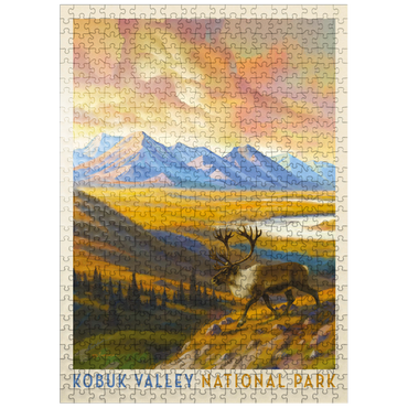 puzzleplate Kobuk Valley National Park: Caribou Country 500 Jigsaw Puzzle