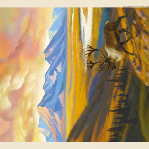 Kobuk Valley National Park: Caribou Country 500 Jigsaw Puzzle 3D Modell