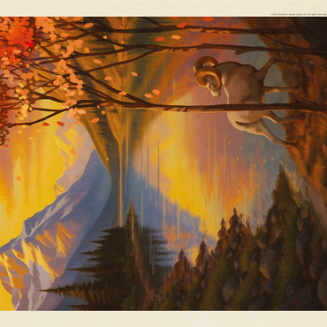 Lake Clark National Park: Autumn Glow 1000 Jigsaw Puzzle 3D Modell