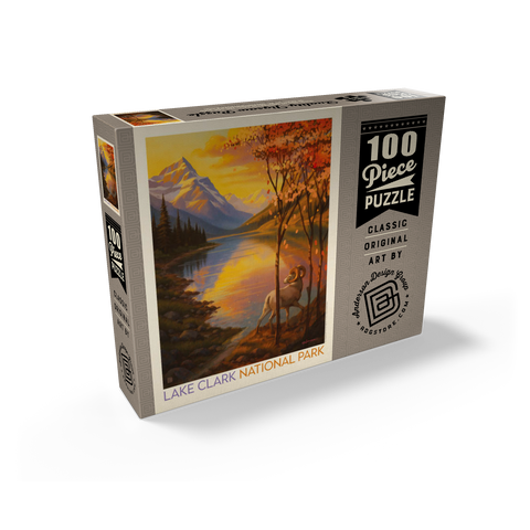 Lake Clark National Park: Autumn Glow 100 Jigsaw Puzzle box view2