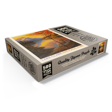 Lake Clark National Park: Autumn Glow 500 Jigsaw Puzzle box view1