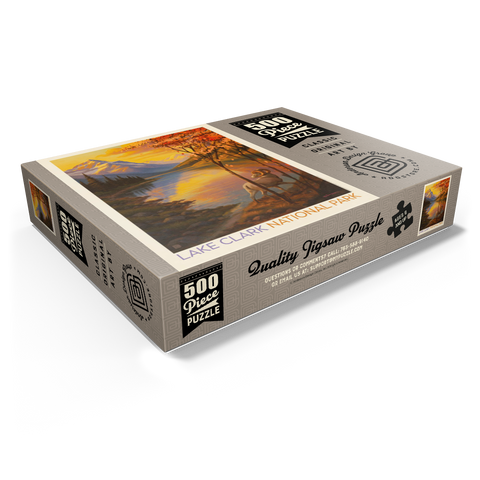 Lake Clark National Park: Autumn Glow 500 Jigsaw Puzzle box view1