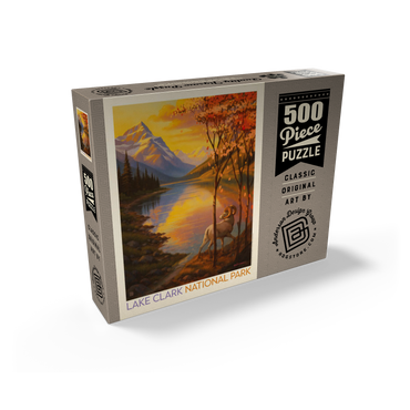 Lake Clark National Park: Autumn Glow 500 Jigsaw Puzzle box view2