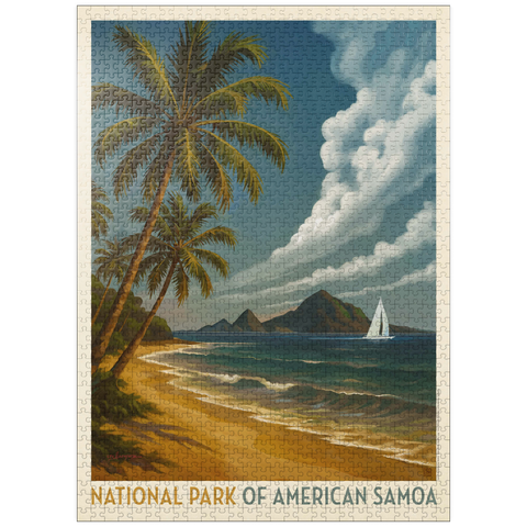 puzzleplate National Park of American Samoa: Sea Breeze 1000 Jigsaw Puzzle