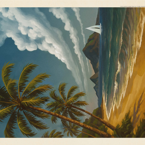 National Park of American Samoa: Sea Breeze 1000 Jigsaw Puzzle 3D Modell