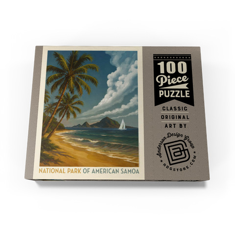 National Park of American Samoa: Sea Breeze 100 Jigsaw Puzzle box view3