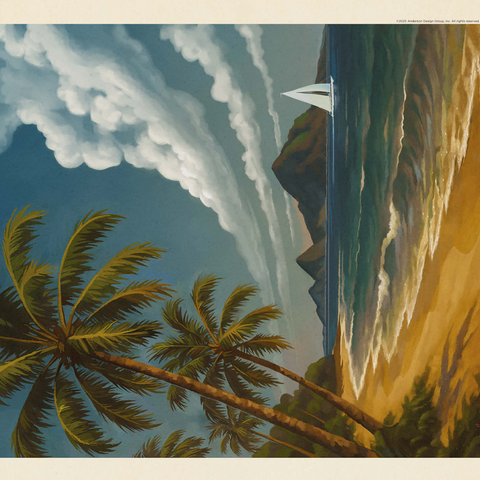 National Park of American Samoa: Sea Breeze 500 Jigsaw Puzzle 3D Modell