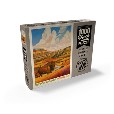 Theodore Roosevelt National Park: Bison Country 1000 Jigsaw Puzzle box view2