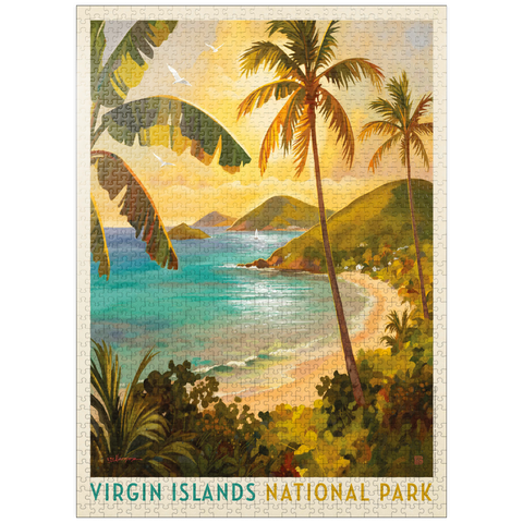 puzzleplate Virgin Islands National Park: Shimmering Shoreline 1000 Jigsaw Puzzle
