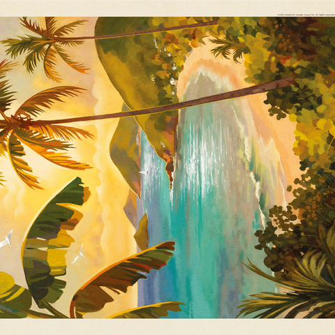 Virgin Islands National Park: Shimmering Shoreline 1000 Jigsaw Puzzle 3D Modell