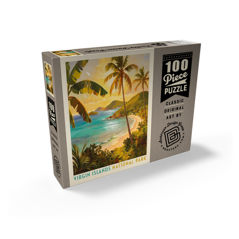 Virgin Islands National Park: Shimmering Shoreline 100 Jigsaw Puzzle box view2