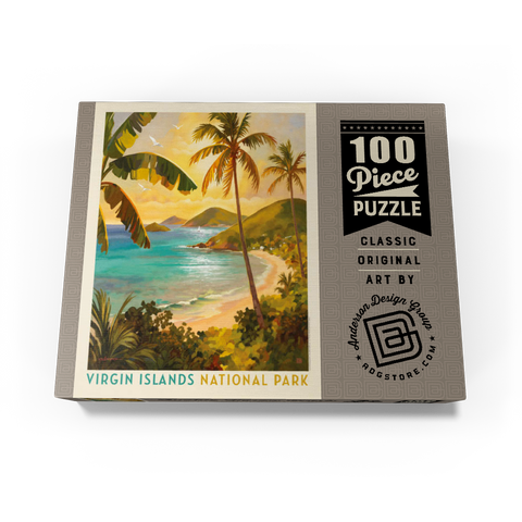 Virgin Islands National Park: Shimmering Shoreline 100 Jigsaw Puzzle box view3