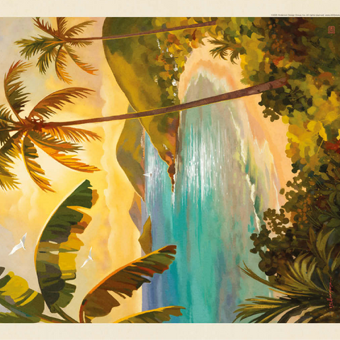 Virgin Islands National Park: Shimmering Shoreline 100 Jigsaw Puzzle 3D Modell