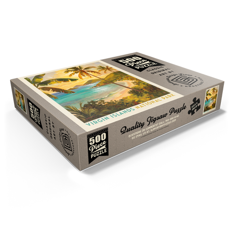 Virgin Islands National Park: Shimmering Shoreline 500 Jigsaw Puzzle box view1