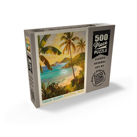 Virgin Islands National Park: Shimmering Shoreline 500 Jigsaw Puzzle box view2