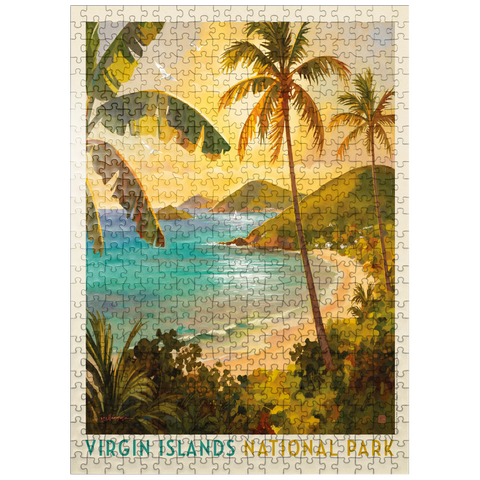 puzzleplate Virgin Islands National Park: Shimmering Shoreline 500 Jigsaw Puzzle