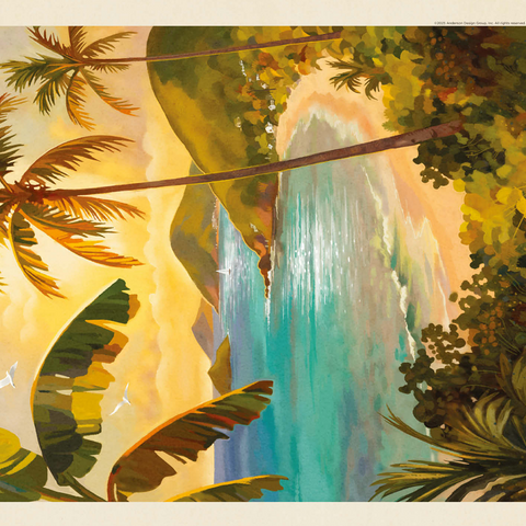 Virgin Islands National Park: Shimmering Shoreline 500 Jigsaw Puzzle 3D Modell