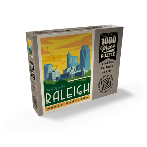Raleigh, North Carolina 1000 Jigsaw Puzzle box view2