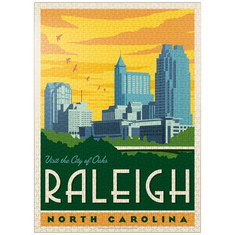 puzzleplate Raleigh, North Carolina 1000 Jigsaw Puzzle