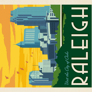 Raleigh, North Carolina 100 Jigsaw Puzzle 3D Modell