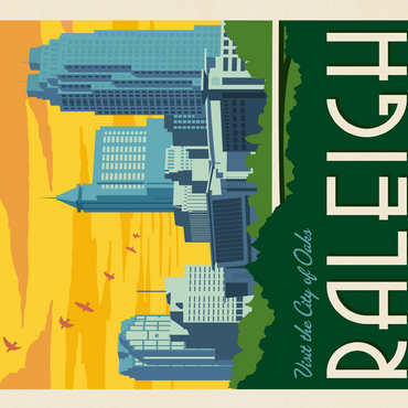 Raleigh, North Carolina 500 Jigsaw Puzzle 3D Modell