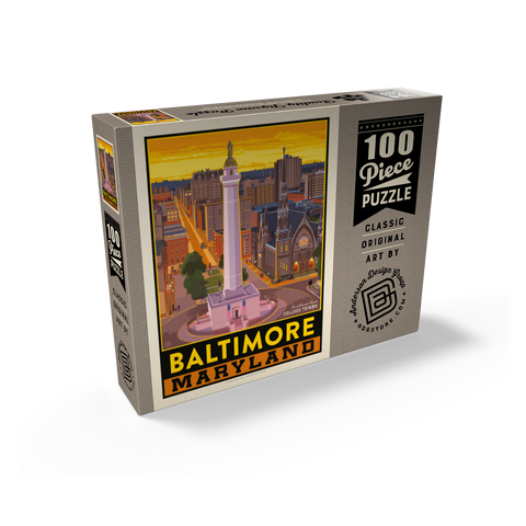 American College Towns: Baltimore, MD 100 Jigsaw Puzzle box view2