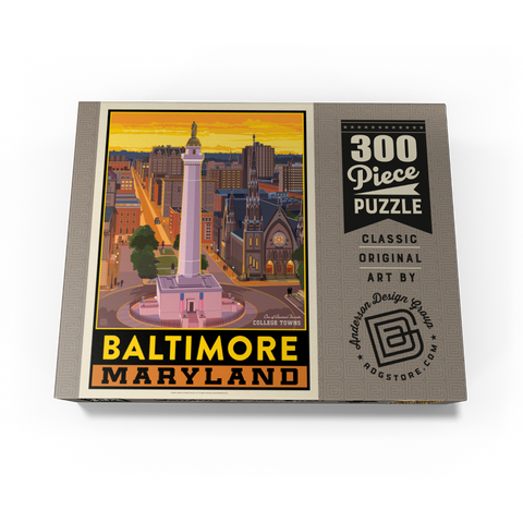 American College Towns: Baltimore, MD 300 Jigsaw Puzzle box view3