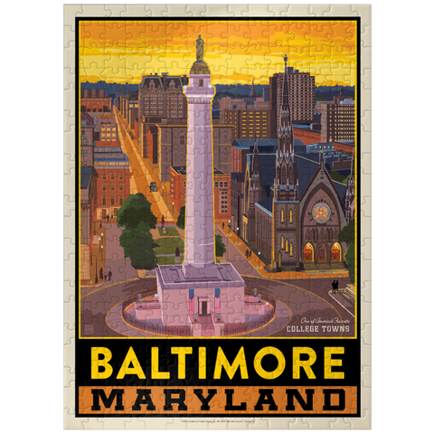 puzzleplate American College Towns: Baltimore, MD 300 Jigsaw Puzzle