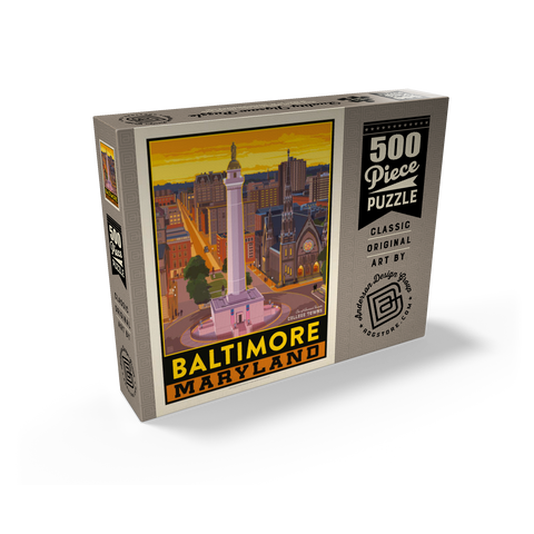 American College Towns: Baltimore, MD 500 Jigsaw Puzzle box view2