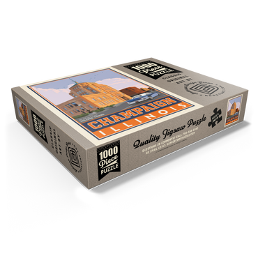 American College Towns: Champaign, IL 1000 Jigsaw Puzzle box view1
