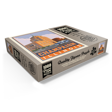American College Towns: Champaign, IL 1000 Jigsaw Puzzle box view1