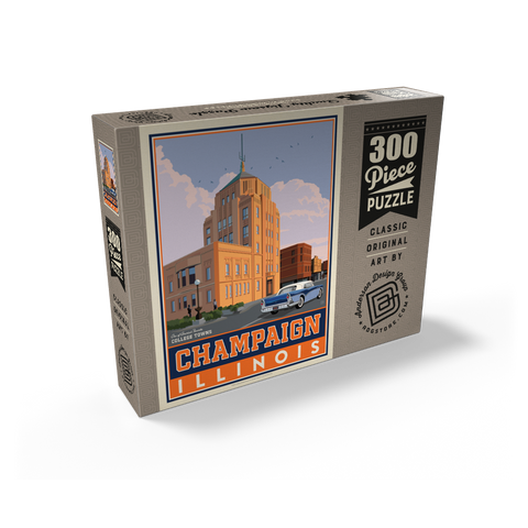 American College Towns: Champaign, IL 300 Jigsaw Puzzle box view2